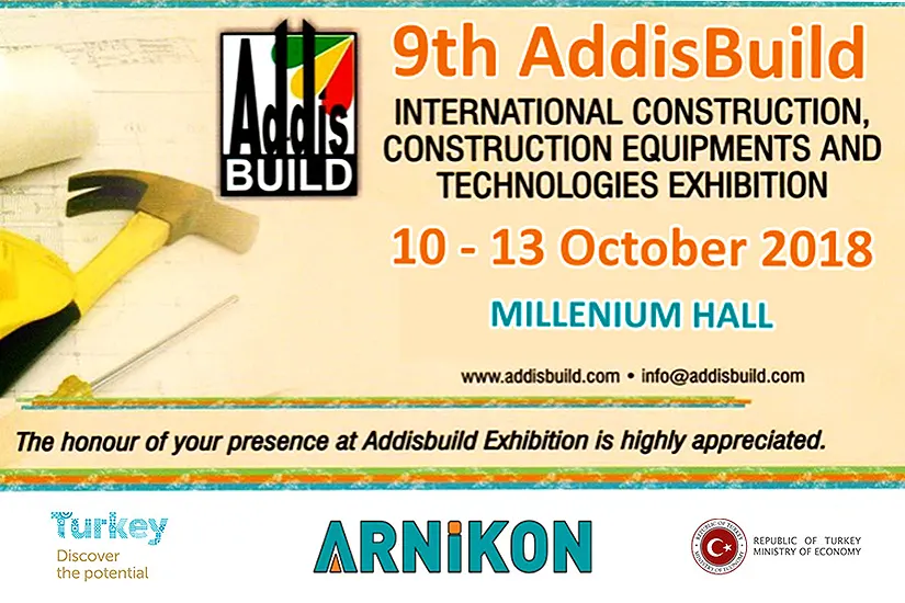 Addis Build 2018 fuarındayız